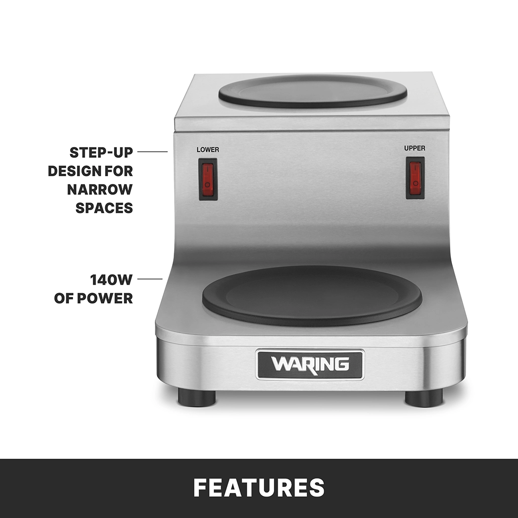 Step-Up, Double Coffee Warmer